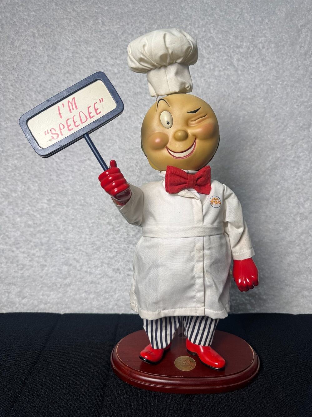 McDonald’s McMemories Speedee Porcelain Doll 40th Anniversary 1995